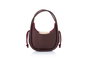 Lucky Bees Bolsa de Hombro Claret Red (Rojo Burdeos) en Cuero de Polivinilo Elegante y Versátil para Mujer